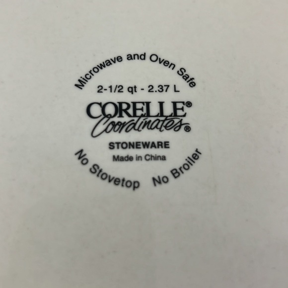 Corelle Kitchen Corelle Stoneware 25 Quart Casserole Dish Microwave